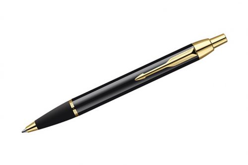 Długopisy Parker czarno-złoty