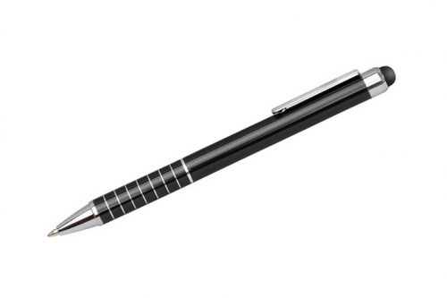 Długopis Impact w kolorze czarnym z grawerem