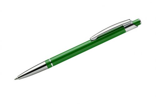 Długopis Slim z grawerem w kolorze zielonym