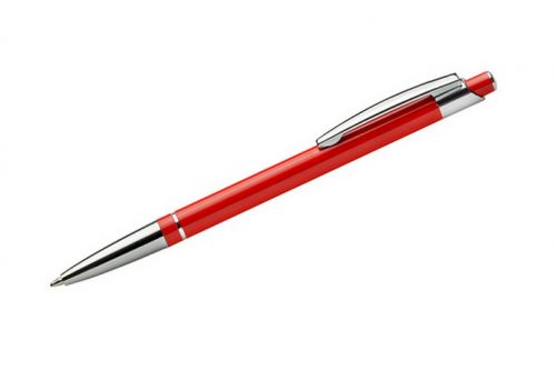 Długopis z grawerem Slim - kolor: czerwony