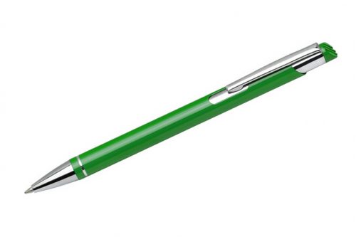 Długopis zielony z grawerem DOT