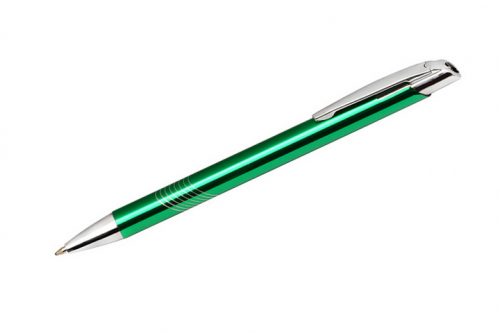 Długopis zielony z grawerem Ellis